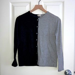 Donni two-tone cardigan